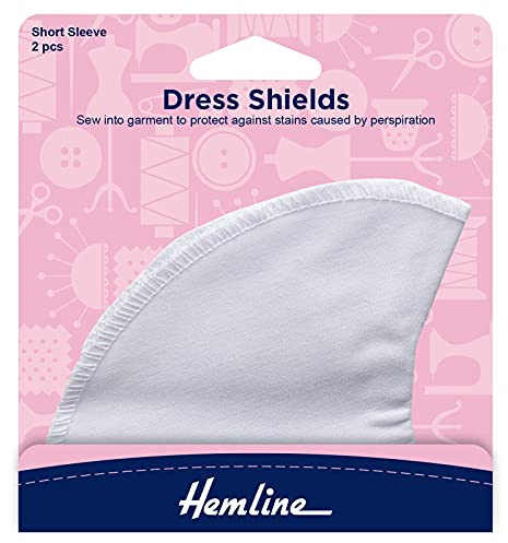 Hemline Dress Shields Medium Short Sleeve Underarm Armpit Sweat Pads Cotton Clothes Liner Shirts Tops Blouse Costumes Dance Pack Of 1 Pair H874.4