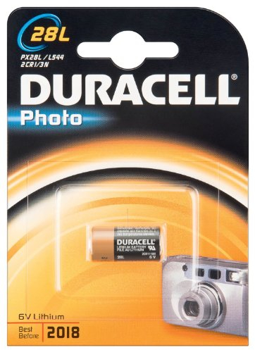 DURACELL Lot de 6 Blisters de 1 Pile lithium Photo 28L (2CR1/3N/Px28L)