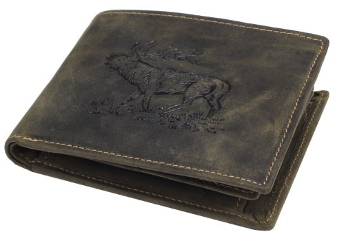 Greenburry Vintage Portemonnaie grün, 1705 Stag-30