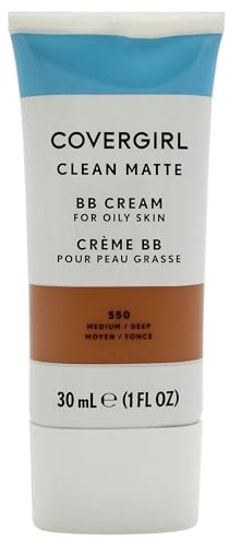 COVERGIRL - Clean Matte BB Cream, Oil-Free, Long-Lasting, Sensitive Skin, Lightweight, 100% Cruelty-Free