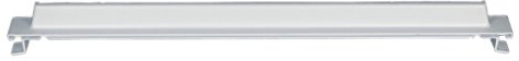 Indesit Ariston C00114605 ORIGINAL hinten weiß Zierleiste Schiene Halterung Rahmenleiste Einlegeboden Glasboden Glasplattenleiste Kühlschrank Kühlgerät Kühlmöbel auch Whirlpool Bauknecht 482000022839