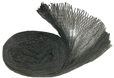 CHOMIK Schutznetz für Teich, Obst & Gemüse, gegen Schmutz, Laub & Vögel, Engmaschiges Vogelschutznetz für Garten, Teichnetz, Gartennetz, 12 x 25 m (300 m²)