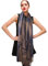 Shmily Girl Damen Schultertuch Stola - Eleganter Pashmina Schal mit floralem Muster in vielen Farben (One Size, Blau-c066)