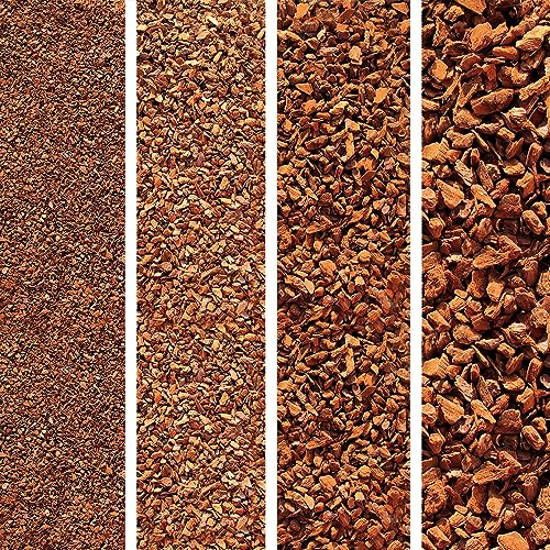 Terra Discount Premium Pinie 1200 Liter (20 x 60 Liter) | fein, mittel, grob oder extra grob | Pinienrinde: Der besondere Rindenmulch | Pinienborke als dekorativer Bodenbelag (fein)