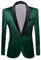 PYJTRL Chaqueta de Terciopelo Estilo Masculino (XL, Green)