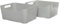 CleanPEAK Set of 2 Storage Baskets