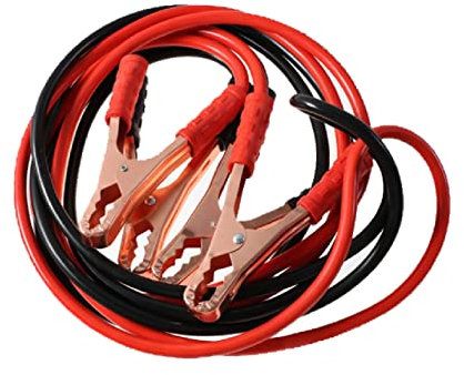 Brimix Pinzas de bateria 1200 A AMP 2.5 M de Coche y Motos. Cables Puente Largos para Arranque con Bolsa de Almacenamiento