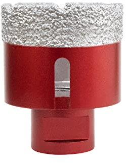 Meccion Diamond Hole Saw Drill Bit with M14 Thread, Performance Brazed Hollow Hole Cutter for Tile/Granite/Marble/Porcelain/Glass/Ceramic (50mm)