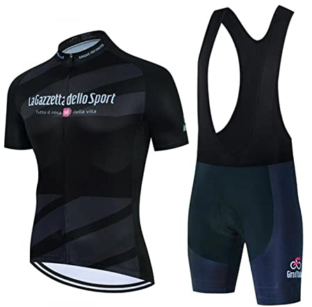Herren Sommer Kurzarm Radtrikot Set,Fahrradtrikot Herren,Fahrradtrikot Kurzarm + Radhose,Fahrradbekleidung Set für Fahrrad Rennrad MTB (PAZ2,4XL)