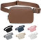 Bauchtasche Gürteltasche für Damen und Herren, Klein Stylisch Everywhere Fanny Pack mit Verstellbarem Riemen, Braun Lulu Umhängetasche Lemen Taschen für Outdoor Fitness Wandern und Sport