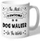 Dog Walker Mug Pawsome Gifts (Black Print) 10oz 300ml Ceramic