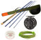 Shark Shooter Aventik S Fliegenrute und Spule aus Glasfaser, 3/4/5/8 Gewicht, attraktive transparente Farben, Fliegenruten-Set (Transparent Blau, 2,4 m, LW8 4SEC)