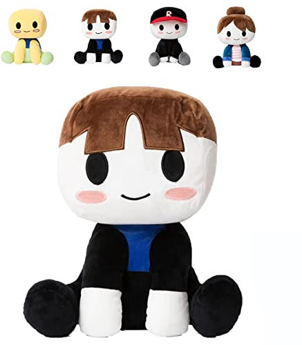 HOFFTI Blox Buddies Noob Buddy Plush Toys, Roblox Plushies for Fans Kids Birthday Gifts