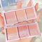 3 Shade Blush Palette, Palette Viso Blush e Illuminante Highlighter, Bronzer e Palette Blusher, Fard in Polvere,Fard viso a lunga durata con bagliore naturale fard per trucco viso professionale (#02)