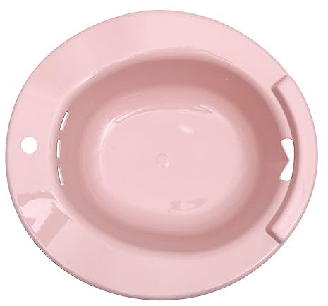 KALLORY Sitz Bath Toilet Perineal Trempage Baignoire Au-Dessus De La Toilette Périnée Bain De Trempage Hip Bath Tub Bassin Pour Les Hémorroïdes Les Femmes Enceintes Patient Âgé