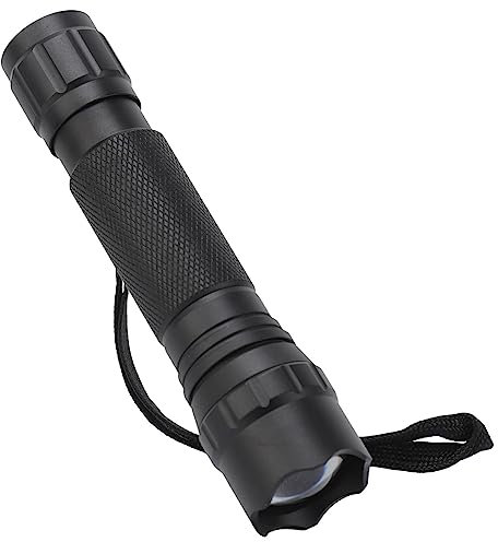 BBAUER Lampes de poche infrarouges d'éclairage, lampe-torche infrarouge de Shell d'alliage d'aluminium Zoomable pour l'extérieur