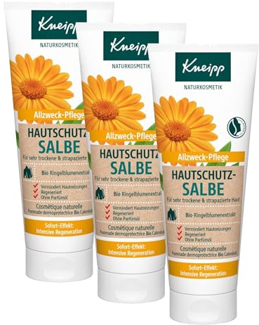 Kneipp Naturkosmetik Hautsalbe Ringelblume, 75 ml (3er Pack)