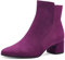MARCO TOZZI Damen Stiefeletten mit Absatz Elegant mit Reißverschluss, Rosa (Grape), 39 EU