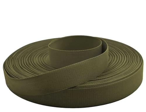 50m Ripsband 20mm Einfassband Stoßband Besatzband Hutband Hosenband Farbwahl 21 Farben