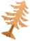 Amosfun Mini Desktop Weihnachtsbaum Eleganter Kreuz-Design Christbaum Für Tischdekoration Für Weihnachtsfeiern Robustem Leicht Aufzubauen