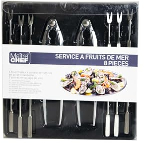 Service fruits de mer 8 pièces