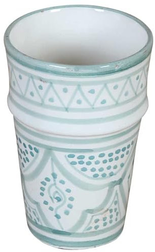Casa Moro | Tasse marocaine en céramique bleue Sakina