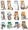 BETESSIN Magnetische Lesezeichen Kinder - 12x Tiere Lesezeichen Kinder Einschulung Geschenk - Schultüte Füllung - Kleine Geschenke für Schüler und Buchliebhaber - Mitgebsel Kindergeburtstag