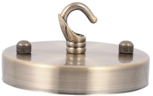 Angoily Ceiling Rose Hook 10cm Diameter Ceiling Light Suspension Plate for Lamp Pendants