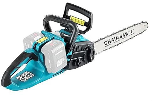 Akku-Kettensäge für Makita 18V Batterie, 40.5cm Schnittlänge, 1500W Bürstenlose Elektro-Kettensäge, Automatischer Öler, Kettensäge Akku für Holzbearbeitung und Garten (Ohne Akku)