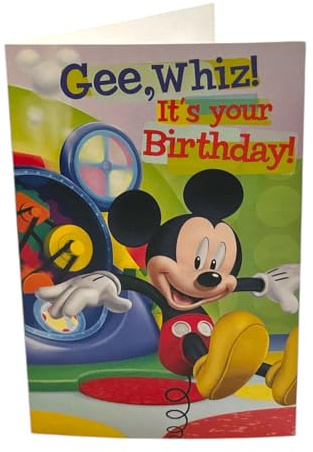 Mickey Mouse Playful Expressions Gee, Whiz! It's Your Birthday! Greeting Card