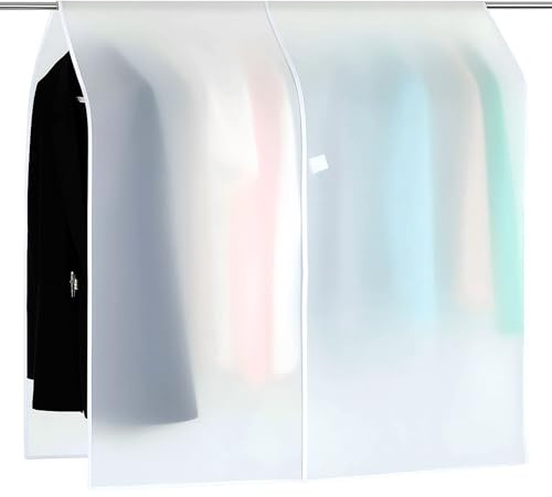 110×110cm Transparente Abdeckung Kleiderständer, Schutzhülle für Kleiderständer, Staubschutz Kleiderschutz für Saisonale Kleidung Umzug,Staubschutzhülle zur Anzüge,Jacken und T-Shirts