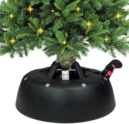 Supporto per albero di Natale fino a 2,5 m con pedale e sistema a corda, base stabile con serbatoio d’acqua da 2,5 L, design Anthracite Opaco – Kamai