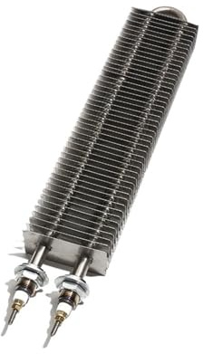 Échangeur de chaleur mural pour chaudière Élément chauffant à ailettes carrées 230 V, filetage M16, acier inoxydable, ailettes 70 x 35 mm, for ventilateur, longueurs 200/300/400/500 mm(400mm 700W)