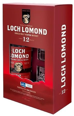 LOCH LOMOND 12 Jahre 46% Vol. mit 2 Gläsern