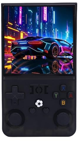 GOWENIC Console de Jeu Rétro Open Source, écran 4,0 Pouces 720 X 720 |Lecteur Vidéo Portable RK3326 avec Batterie 4000 MAh pour Les Voyages (64G)