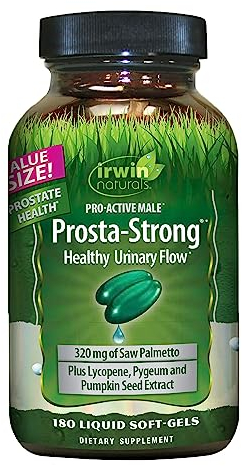 Irwin Naturals Prosta-Strong Daily Prostate Support Formula | 180 Softgels