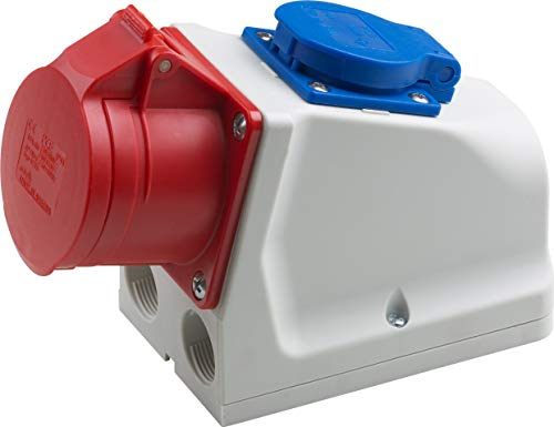 Meister 7424060 CEE-Steckdose, 400 V, 18,5 x 12,5 x 8 cm