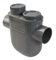Adequa Siphon Disconnecteur Ø 100 - Chariot Utilitaire de Canalisation - Plastique - Gris - Extérieur