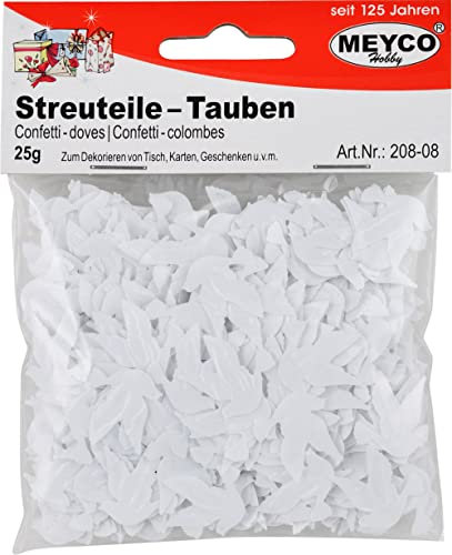 Streuteile - weiße Tauben SB - Beutel