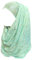 Lina & Lily Damen Hijab Muslimische Kopftuch Schal Turban mit Gold Glitzert Funkeln (Aqua)