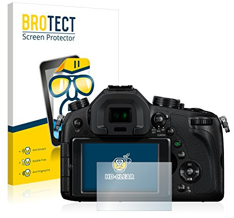 BROTECT (2 Stück Schutzfolie für Panasonic Lumix DMC-FZ1000 Displayschutz Folie Made in Germany, Ultra-Klar