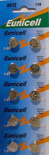 AG13 LR44 Knopfzellen, A76 L1154 SR44 G13 357, 1,5 V, 5 Stück