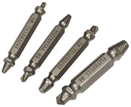 Screw Extractor Set, 4 Piece