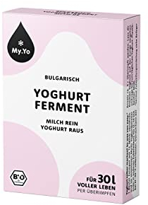 My.Yo - Ferment pour yaourt bulgare bio | 6x5 g | Ferment pour jusqu’à 30 L de yaourt maison