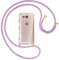 mtb more energy® Handykette kompatibel mit Sony Xperia XZ2 Compact (5.0'') - Purple Unicorn/Gold - Smartphone Hülle zum Umhängen - Anti Shock Full TPU Case