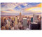 DIY 5D Diamond painting Set Sonnenuntergang New York Gebäude 30x40cm(12x16in)Bilder Voll Bohrer Kleine Größe Kristall Strass Stickerei Kreuzstich Diamant Malerei Kunst Handwerk für die Haus Wand Dekor