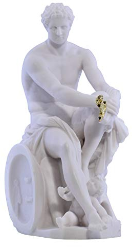 Generic Ludovisi Ares und Eros Gott Mars griechische Statue Skulptur Cast Marmor Kopie weiß Höhe 25 cm lk10/11