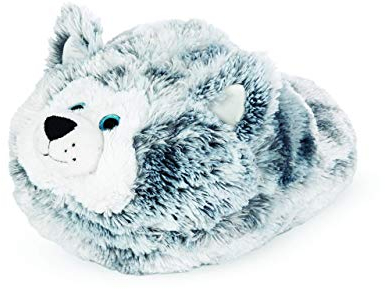 COZY NOXXIEZ Lustige Plüsch Kinder Fußwärmer - Wärmekissen für die Füße, Klein genug als Kinder Hausschuhe und Fusswärmer im Kuscheltier-Look