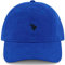 U.S. POLO ASSN. Herren Mens Washed Twill Cotton Adjustable Baseball Hat with Pony Logo and Curved Brim Baseballkappe, Königsblau, Einheitsgröße (6er Pack)
