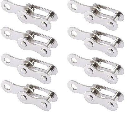 X AUTOHAUX 8pcs Single Speed Chain Master Link Joint Clip Connectors for Bike